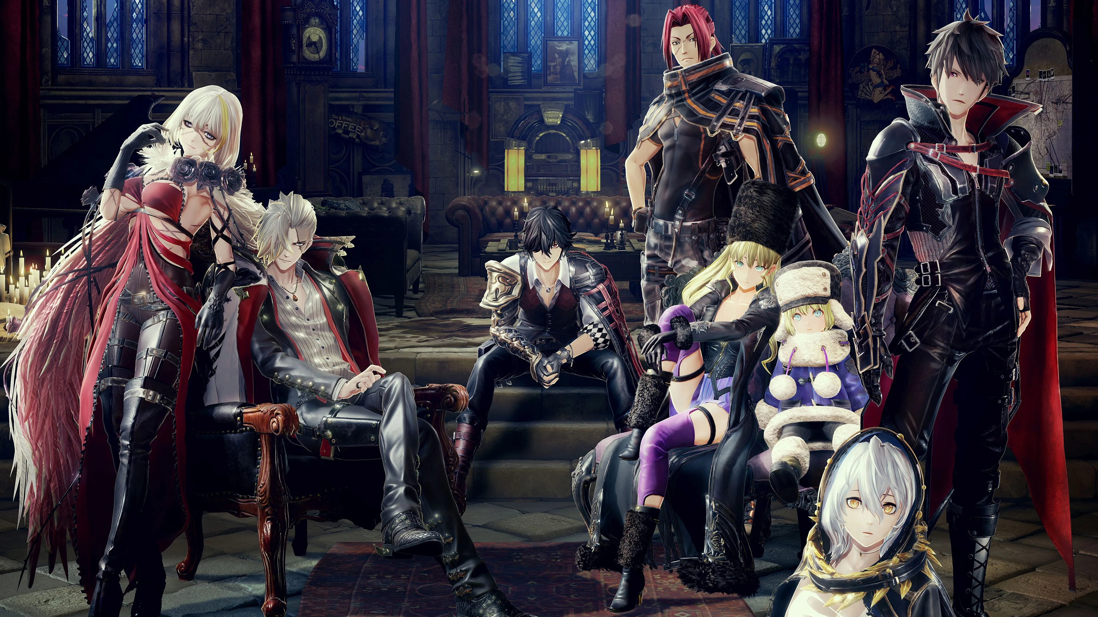 Code Vein Escenario personajes